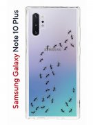 Чехол-накладка Samsung Galaxy Note 10+ Kruche Print Муравьи