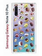 Чехол-накладка Samsung Galaxy Note 10+ Kruche Print Cake