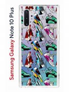 Чехол-накладка Samsung Galaxy Note 10+ (580678) Kruche PRINT Кроссы Nike Air Max