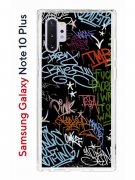 Чехол-накладка Samsung Galaxy Note 10+ (580678) Kruche PRINT Граффити