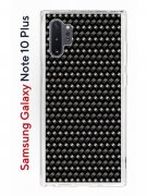 Чехол-накладка Samsung Galaxy Note 10+ (580678) Kruche PRINT Карбон