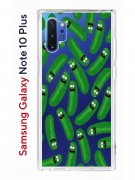 Чехол-накладка Samsung Galaxy Note 10+ Kruche Print Огурчик Рик