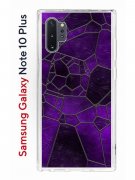 Чехол-накладка Samsung Galaxy Note 10+ (580678) Kruche PRINT Витраж