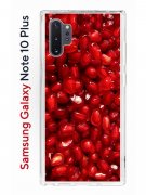 Чехол-накладка Samsung Galaxy Note 10+ Kruche Print Гранат