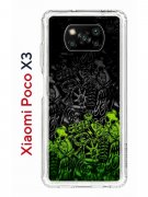 Чехол-накладка Xiaomi Poco X3/X3 Pro Kruche Print Garage