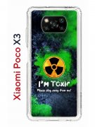 Чехол-накладка Xiaomi Poco X3/Poco X3 Pro Kruche Print Toxic