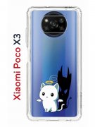 Чехол-накладка Xiaomi Poco X3/Poco X3 Pro Kruche Print Angel Demon