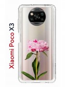 Чехол-накладка Xiaomi Poco X3/Poco X3 Pro Kruche Print Пион