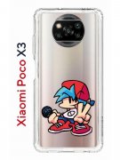 Чехол-накладка Xiaomi Poco X3 (593960) Kruche PRINT FNF Boyfrend