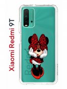 Чехол-накладка Xiaomi Redmi 9T Kruche Print Минни