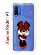 Чехол-накладка Xiaomi Redmi 9T Kruche Print Минни