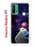 Чехол-накладка Xiaomi Redmi 9T Kruche Print Мотылёк