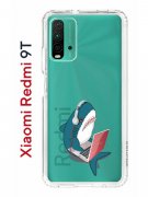 Чехол-накладка Xiaomi Redmi 9T Kruche Print Акула