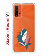 Чехол-накладка Xiaomi Redmi 9T Kruche Print Акула