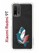 Чехол-накладка Xiaomi Redmi 9T Kruche Print Акула