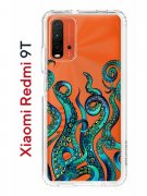 Чехол-накладка Xiaomi Redmi 9T Kruche Print Щупальца