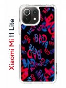 Чехол-накладка Xiaomi Mi 11 Lite (623777) Kruche PRINT Bad