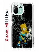 Чехол-накладка Xiaomi Mi 11 Lite (623777) Kruche PRINT Барт Симпсон