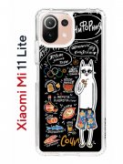 Чехол-накладка Xiaomi Mi 11 Lite (623777) Kruche PRINT Кот Сочи