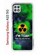 Чехол-накладка Samsung Galaxy A22s 5G (625952) Kruche PRINT Toxic
