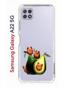 Чехол-накладка Samsung Galaxy A22s 5G (625952) Kruche PRINT Авокотики