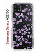 Чехол-накладка Samsung Galaxy A22s 5G (625952) Kruche PRINT Сакура