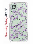 Чехол-накладка Samsung Galaxy A22s 5G (625952) Kruche PRINT Сакура