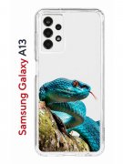 Чехол-накладка Samsung Galaxy A13 (630896) Kruche PRINT Змея