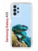 Чехол-накладка Samsung Galaxy A13 (630896) Kruche PRINT Змея