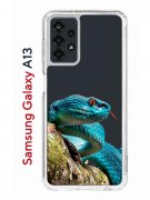 Чехол-накладка Samsung Galaxy A13 (630896) Kruche PRINT Змея