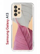 Чехол-накладка Samsung Galaxy A13 (630896) Kruche PRINT Pink and white