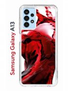 Чехол-накладка Samsung Galaxy A13 (630896) Kruche PRINT Вино