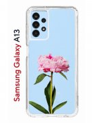 Чехол-накладка Samsung Galaxy A13 (630896) Kruche PRINT Пион