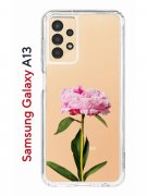 Чехол-накладка Samsung Galaxy A13 (630896) Kruche PRINT Пион