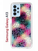 Чехол-накладка Samsung Galaxy A13 (630896) Kruche PRINT Цветные листья