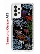 Чехол-накладка Samsung Galaxy A13 Kruche Print Граффити
