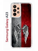 Чехол-накладка Samsung Galaxy A23 Kruche Print Крылья