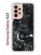 Чехол-накладка Samsung Galaxy A23 (630893) Kruche PRINT Двигатель