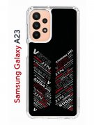 Чехол-накладка Samsung Galaxy A23 (630893) Kruche PRINT BTS