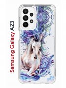 Чехол-накладка Samsung Galaxy A23 Kruche Print Грация
