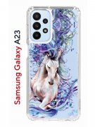 Чехол-накладка Samsung Galaxy A23 Kruche Print Грация