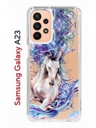 Чехол-накладка Samsung Galaxy A23 Kruche Print Грация