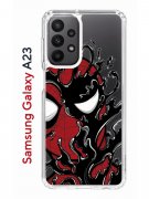 Чехол-накладка Samsung Galaxy A23 (630893) Kruche PRINT Spider-Man-Venom
