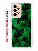 Чехол-накладка Samsung Galaxy A33 (630895) Kruche PRINT Grass