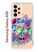 Чехол-накладка Samsung Galaxy A33 (630895) Kruche PRINT Многоликий Рик