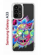 Чехол-накладка Samsung Galaxy A33 (630895) Kruche PRINT Многоликий Рик