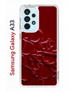 Чехол-накладка Samsung Galaxy A33 (630895) Kruche PRINT Dior