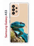 Чехол-накладка Samsung Galaxy A53 5G Kruche Print Змея