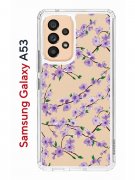 Чехол-накладка Samsung Galaxy A53 5G (630894) Kruche PRINT Сакура