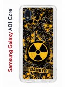 Чехол-накладка Samsung Galaxy A01 Core Kruche Print Danger